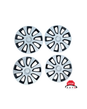 Učitaj sliku u galeriji, Ratkapne Versaco 15″ Stratos Silver & Black