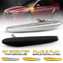 Učitaj sliku u galeriji, Dinamički LED Migavci za Alfa Romeo 159 Brera Providni