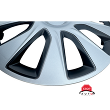 Učitaj sliku u galeriji, Ratkapne Versaco 15″ Stratos Silver & Black