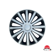 Učitaj sliku u galeriji, Ratkapne Versaco 14″ Trend Silver & Black