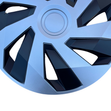 Učitaj sliku u galeriji, Ratkapne Versaco 14″ Vector Silver & Black