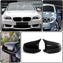 Učitaj sliku u galeriji, Poklopac Retrovizora BMW 5 F10 2010–2014 – Glossy Black (Batman) - glossy black
