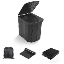 Učitaj sliku u galeriji, Sklopivi prenosivi WC - kompaktan i praktičan za kampovanje