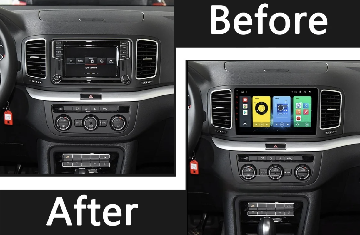 Radio Blenda za Multimediju Volkswagen Sharan 2010–2018 9 inča