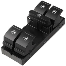 Učitaj sliku u galeriji, glavni prekidač podizača prozora vw golf 5/6 passat b6 1k4959857b – crna verzija