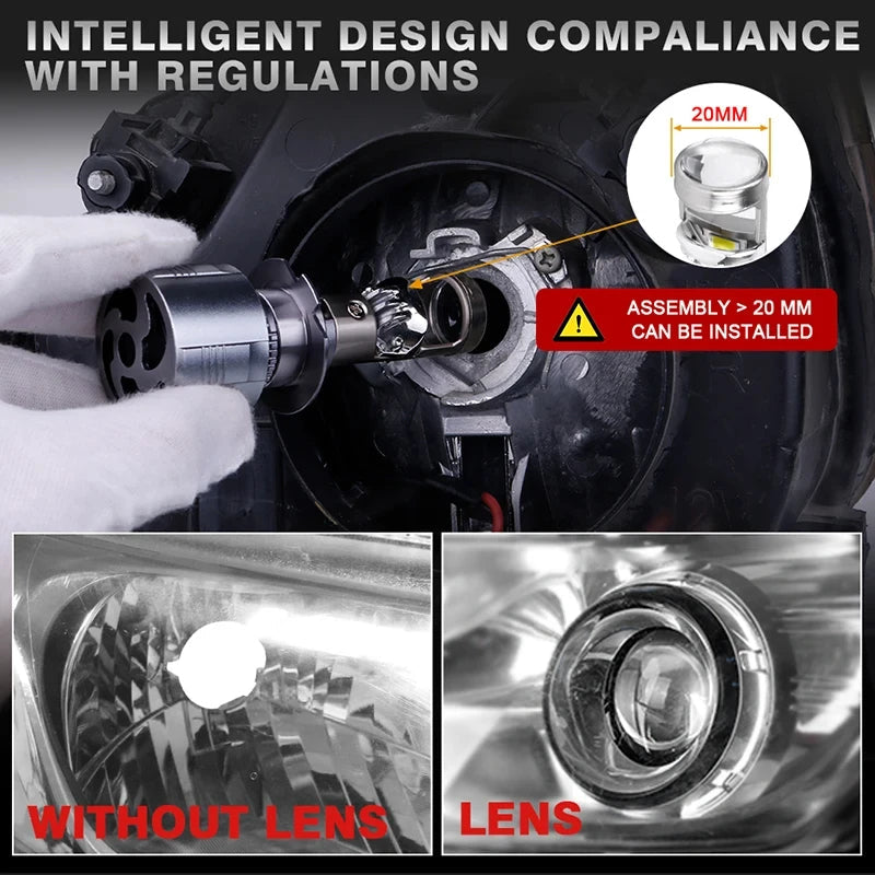 uporedni snop – halogen vs led