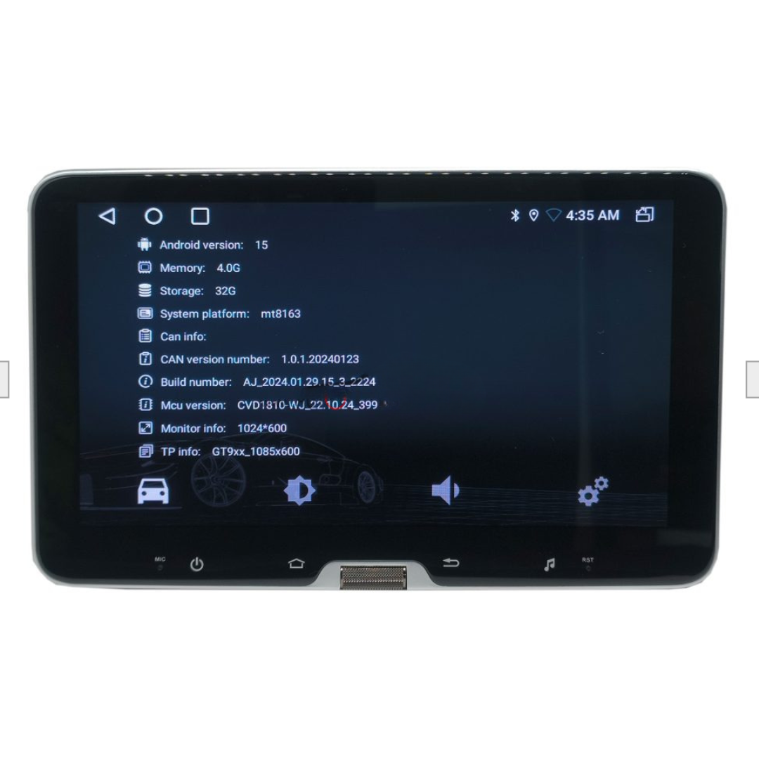 Android CARPLAY multimedija 10″ - 1Din