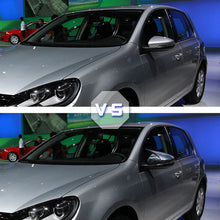 Učitaj sliku u galeriji, Golf 6 mirror cover glossy crna
