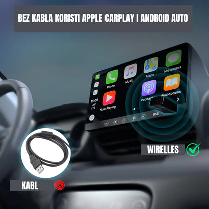 Wireless Apple Carplay & Android Auto Adapter