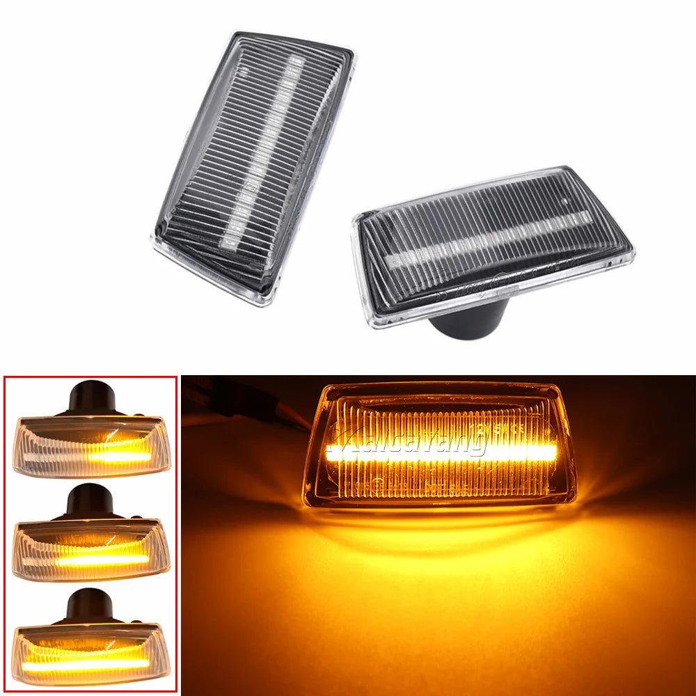LED dinamički migavci Opel providni – pogled 1
