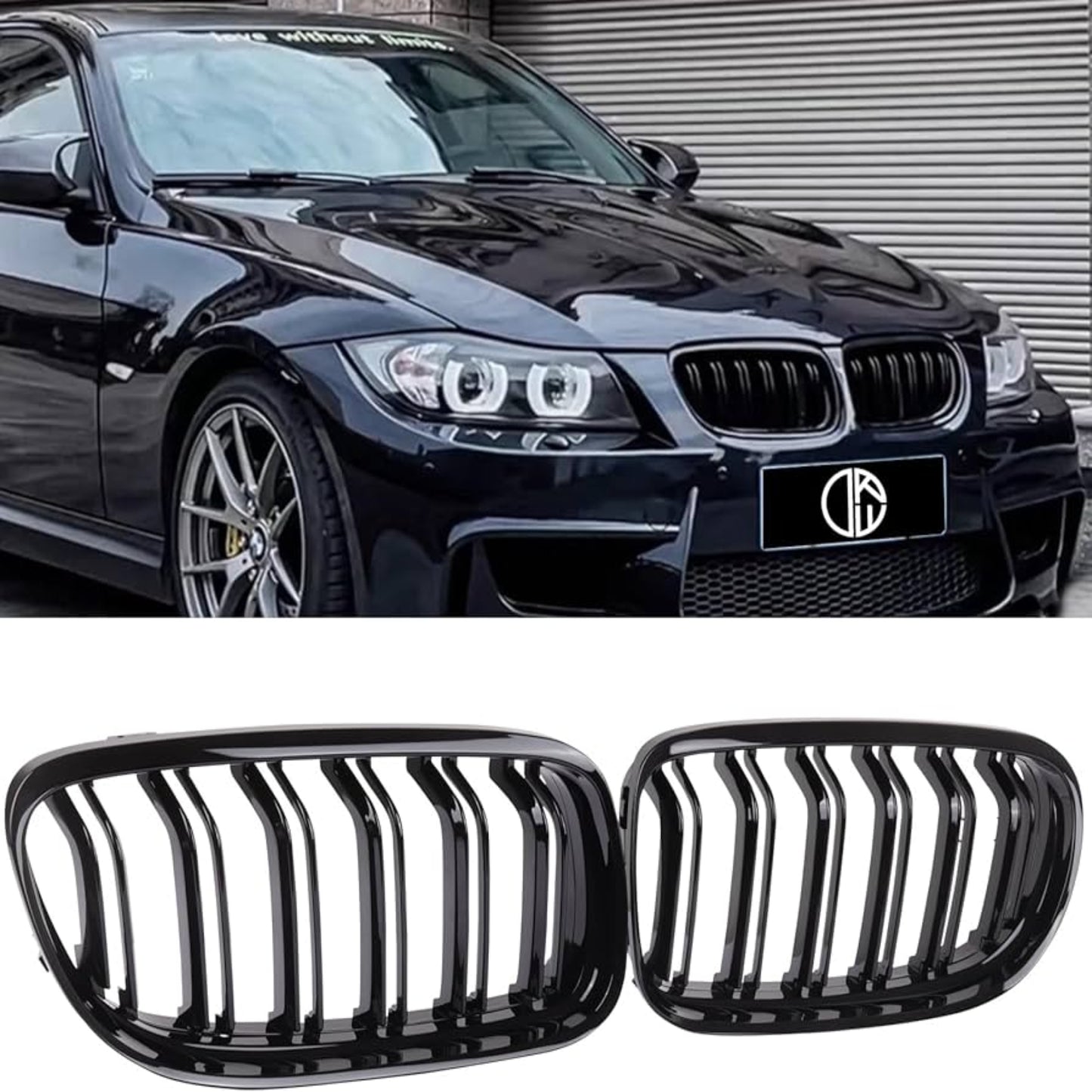 BMW Dupli Crni Grill Serija 3 E90 2008-2012