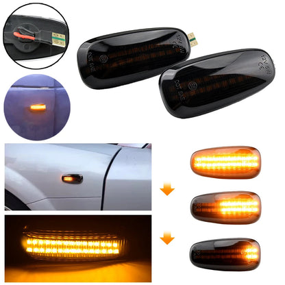 LED dinamički migavci Opel Astra G/Zafira A zatamnjeni – detalj