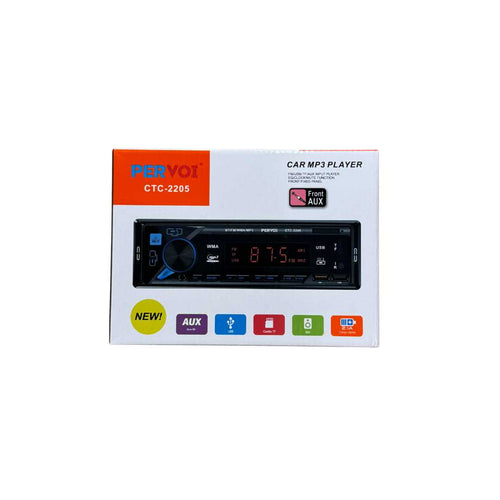 pervoi ctc-2205 auto radio 1din prednja strana