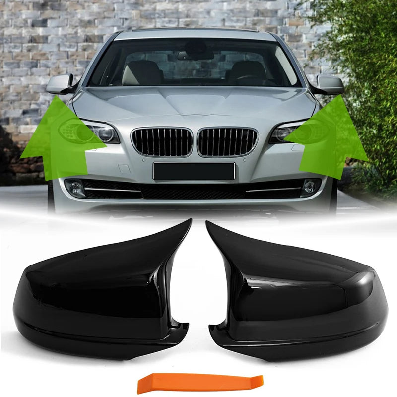 Poklopac Retrovizora BMW 5 F10 2010–2014 – Glossy Black (Batman) - glossy black