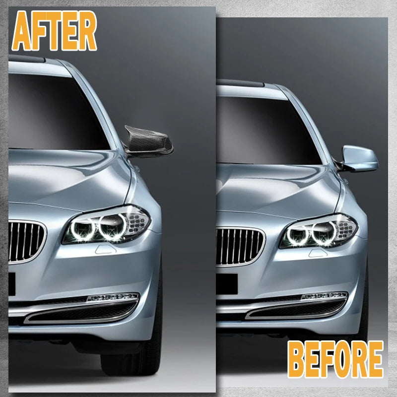 Poklopac Retrovizora BMW 5 F10 2010–2014 – Glossy Black (Batman) - glossy black