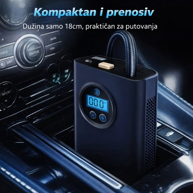Digitalni Punjivi Kompresor za Gume