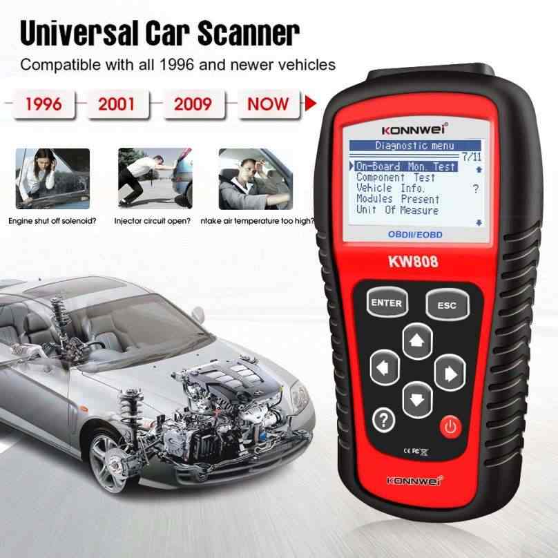 Auto dijagnostika KONNWEI KW808 – OBD2 uređaj za greške motora