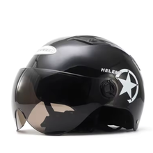 Učitaj sliku u galeriji, Kaciga za motor sa foto grej vizirom
