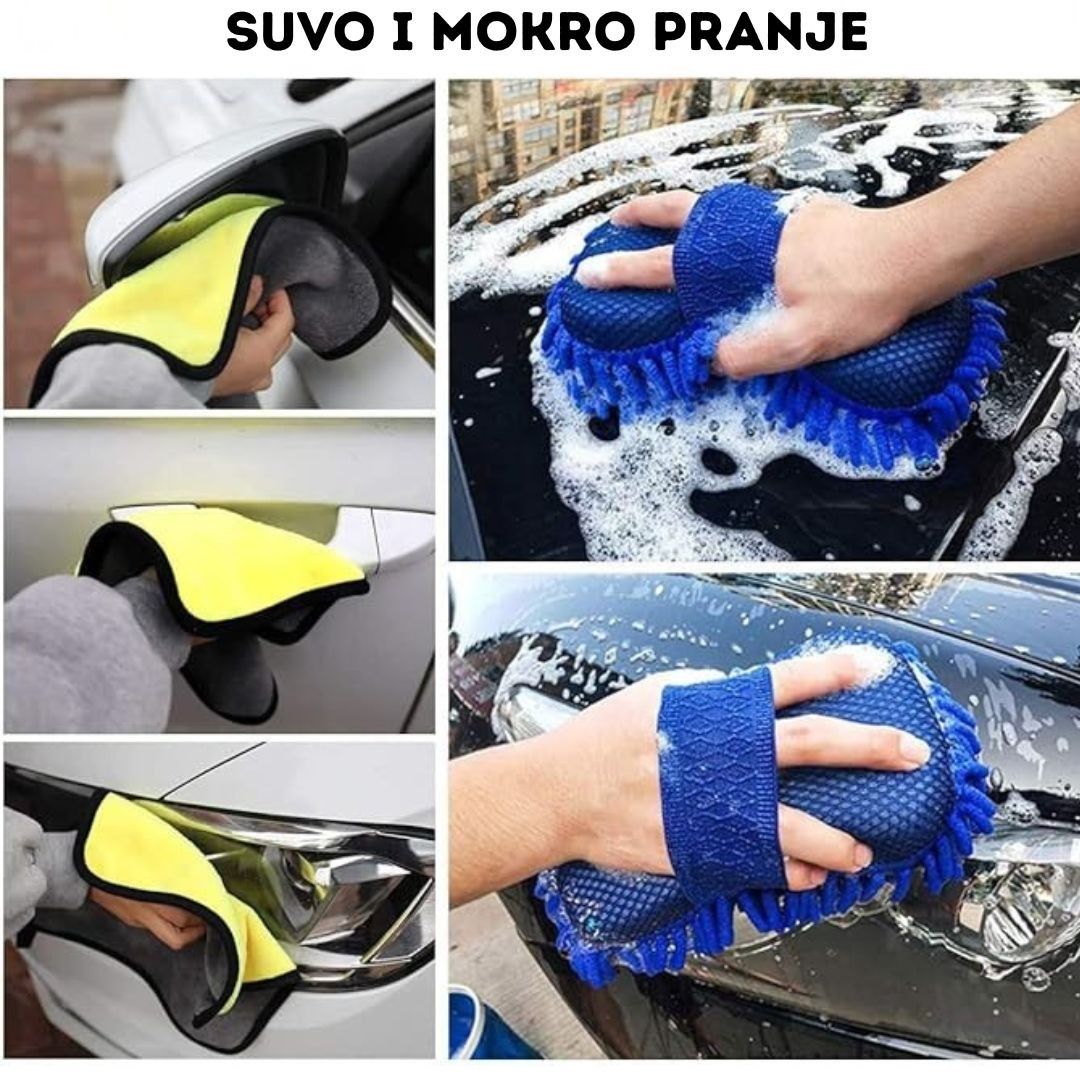 Set za pranje auta – četke i sunđeri
