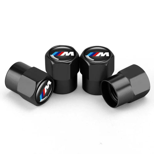 m valve caps black – detalj