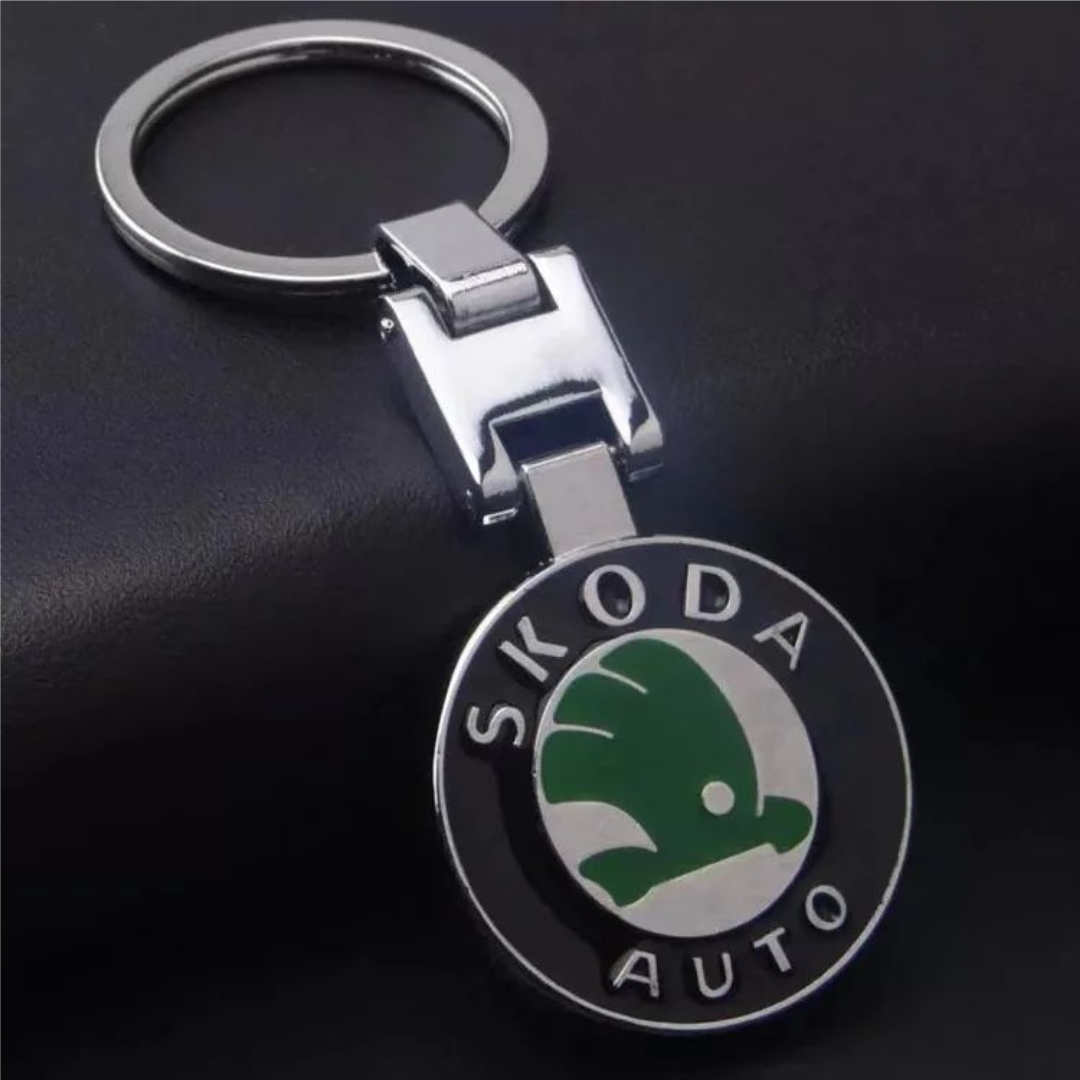 Metalni privezak za ključeve Škoda
