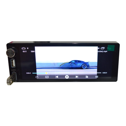 Multimedija 1DIN 6.9" Android 15 CarPlay GPS 4GB 32GB