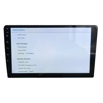 Multimedija 9″ IPS – GPS WiFi Bluetooth - 1DIN Android