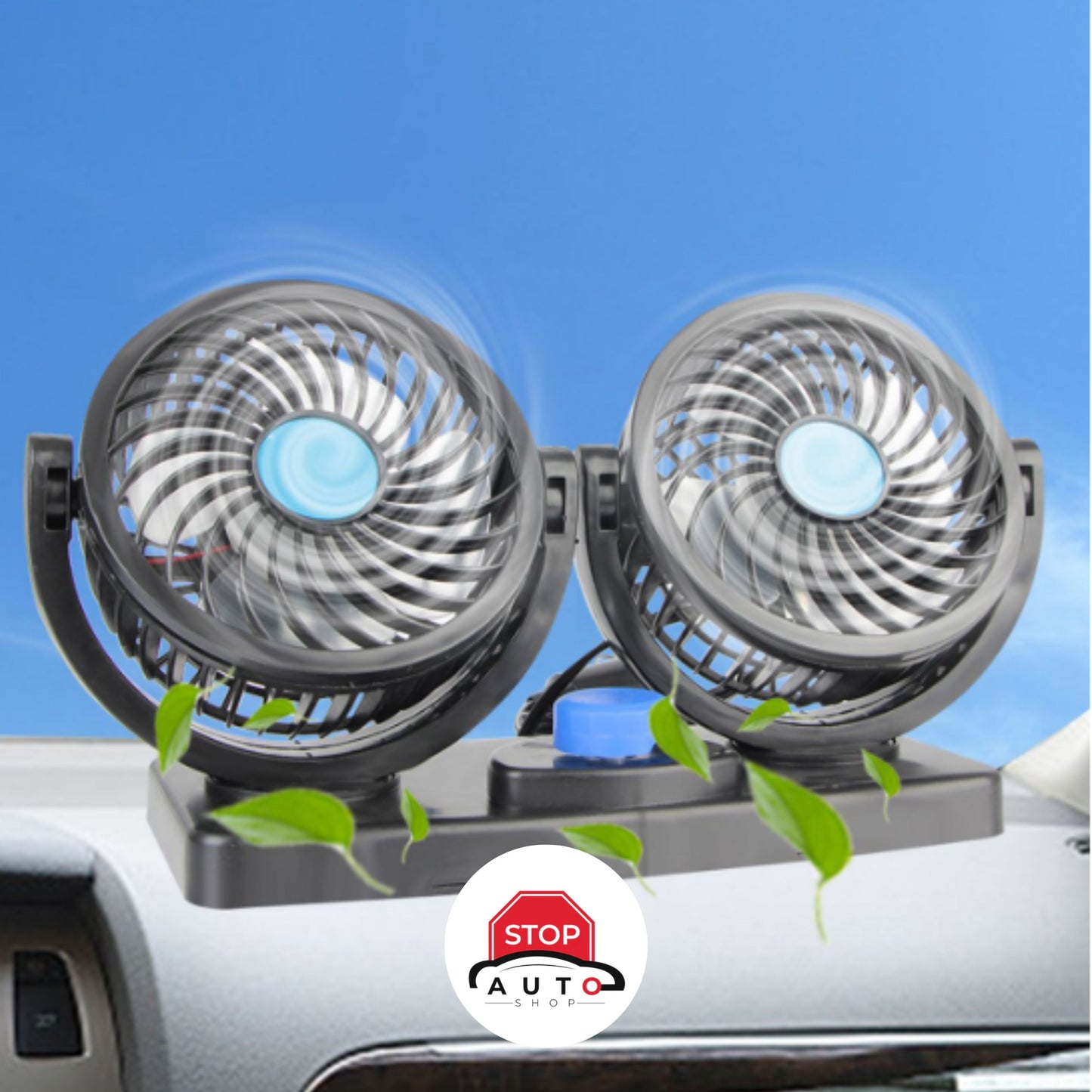 Dupli Ventilator za Automobil 12v