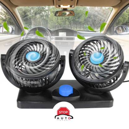 Dupli Ventilator za Automobil 12v