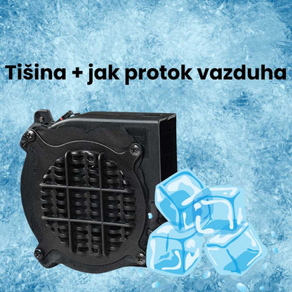 Crna presvlaka za auto sedište sa hlađenjem i grejanjem univerzalna 12V 24V