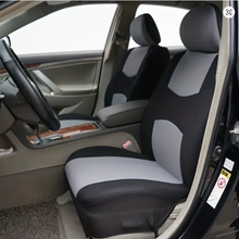 Učitaj sliku u galeriji, Set presvlake za Sedišta Univerzalne + Obloga Volana - Crno Siva
