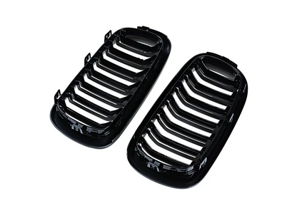BMW X5 X6 F15 F16 Grill Dupli Crni Sjajni 2014-2018