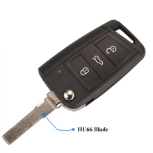 Učitaj sliku u galeriji, vw golf 7 kljuc kuciste 3 tastera keyless hu162
