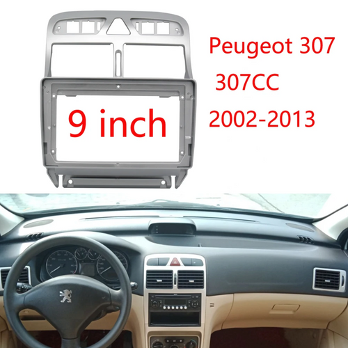 blenda za multimediju Peugeot 307 9 inča OEM finiš