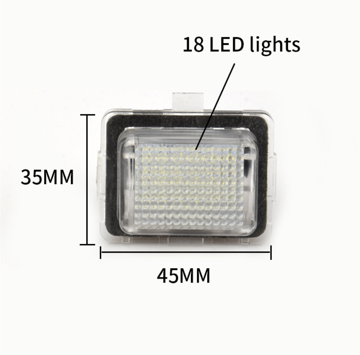 Dizajn LED svetla tablice Mercedes – vodootporna IP65