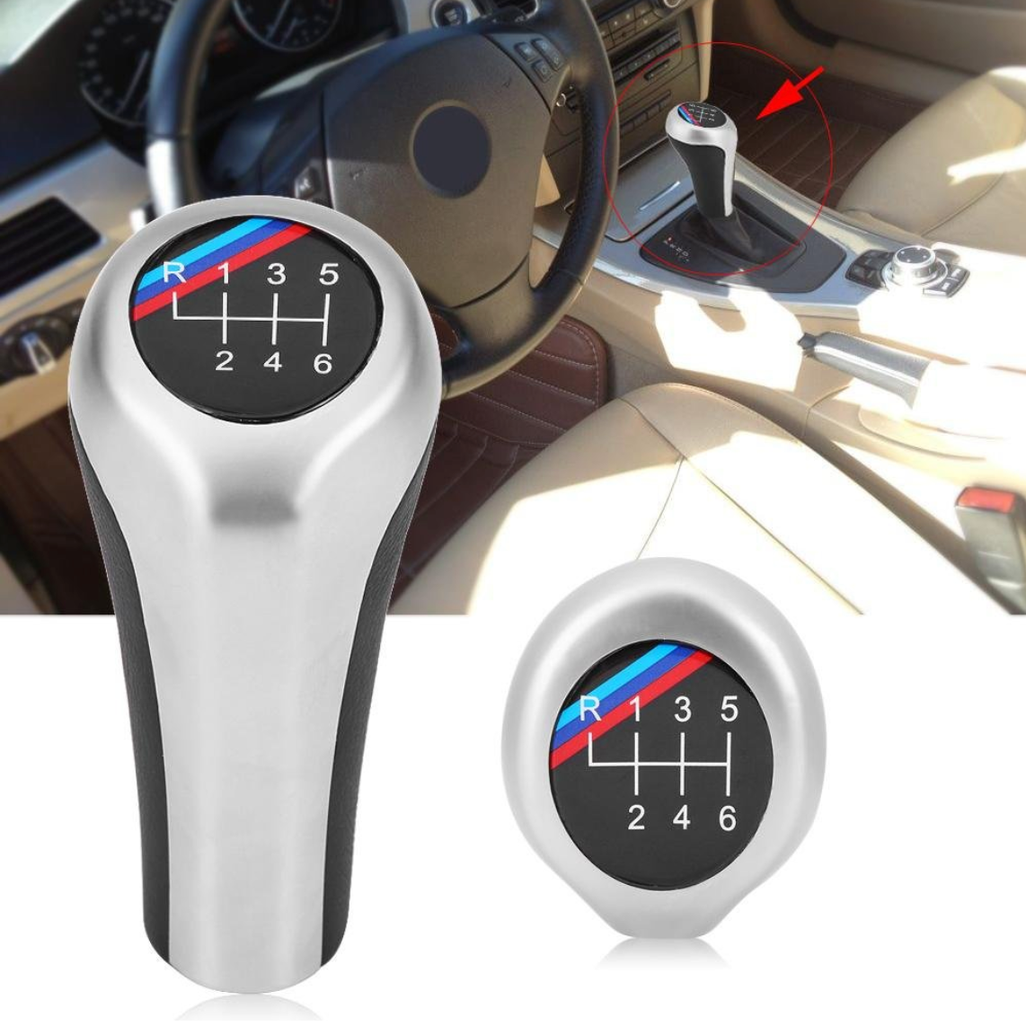 Ručica Menjača BMW 6 brzina – Siva M