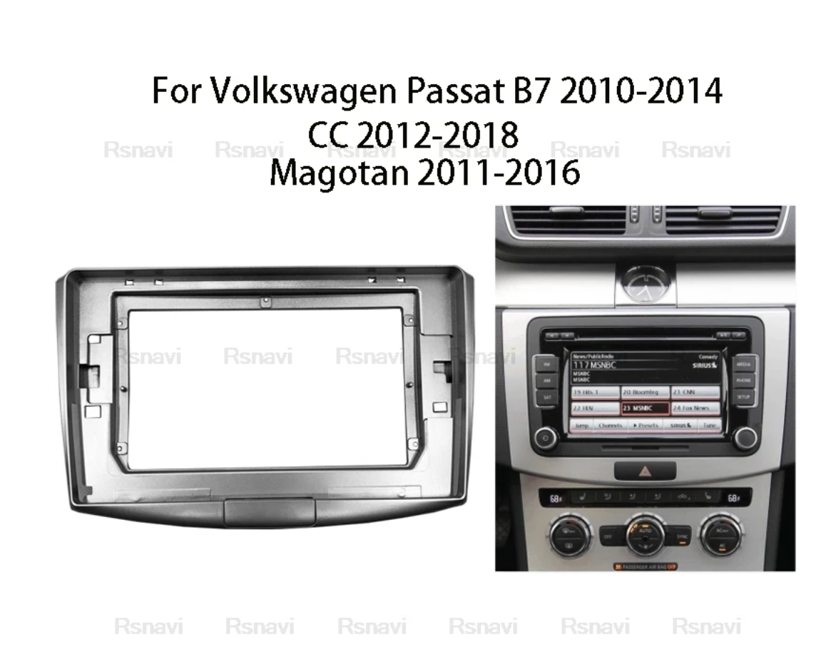 Radio Blenda za Multimediju Volkswagen Passat B7 2010–2014 10 inča