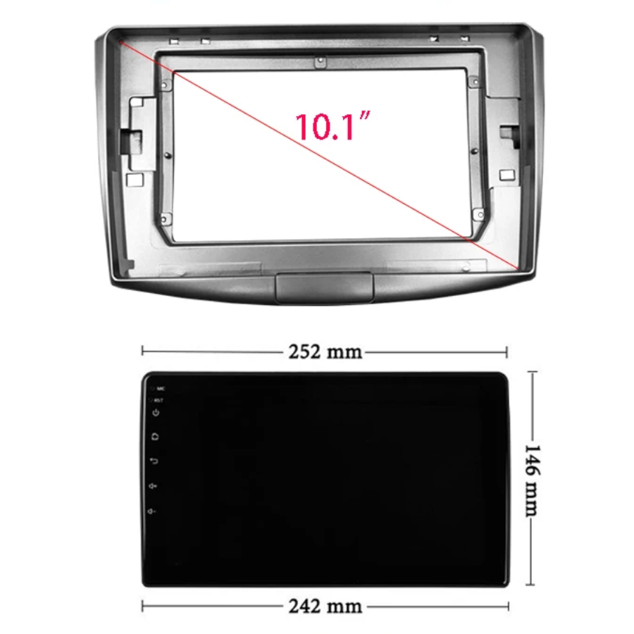 Radio Blenda za Multimediju Volkswagen Passat B7 2010–2014 10 inča