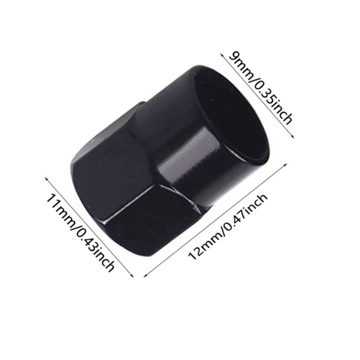 nissan valve caps – detalj i navoj