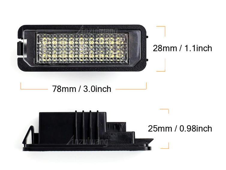 LED Svetlo Tablice Volkswagen Golf Passat Polo