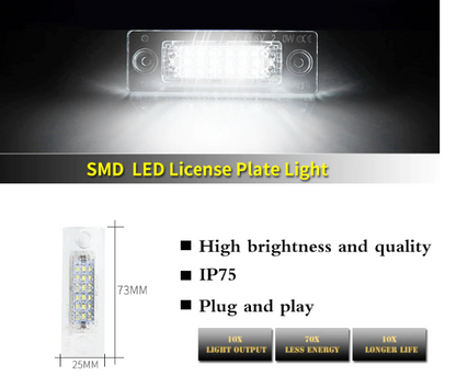 LED Svetla za Tablicu VW Passat B6 Karavan, Touran, Passat B5