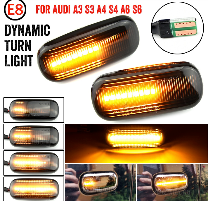 Dinamički Led Migavci Audi A3 A4 A6 Zatamnjeni