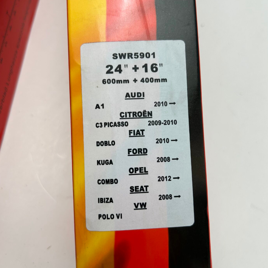 Tipske Metlice Brisača 600-400MM Fiat Doblo,  Ford Kuga