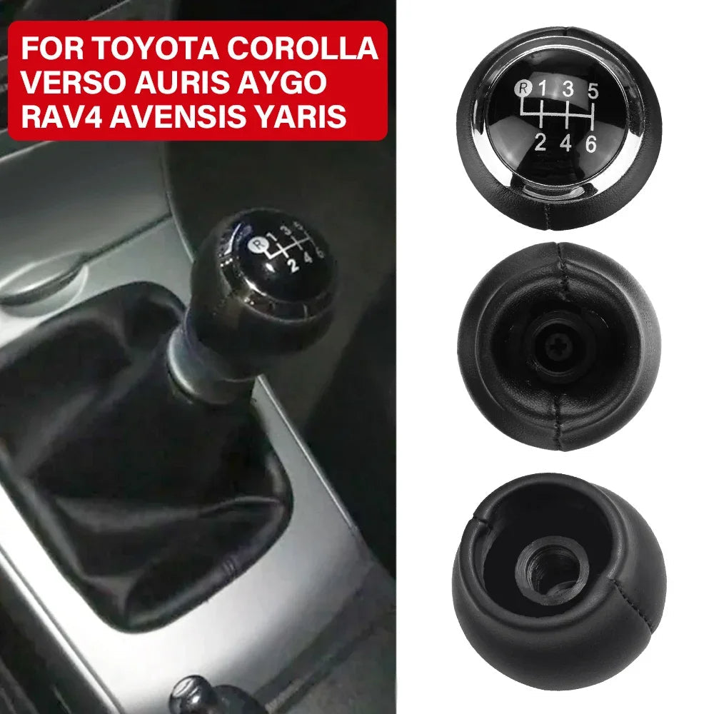 ručica menjača toyota crna – 6 brzina – uredan enterijer