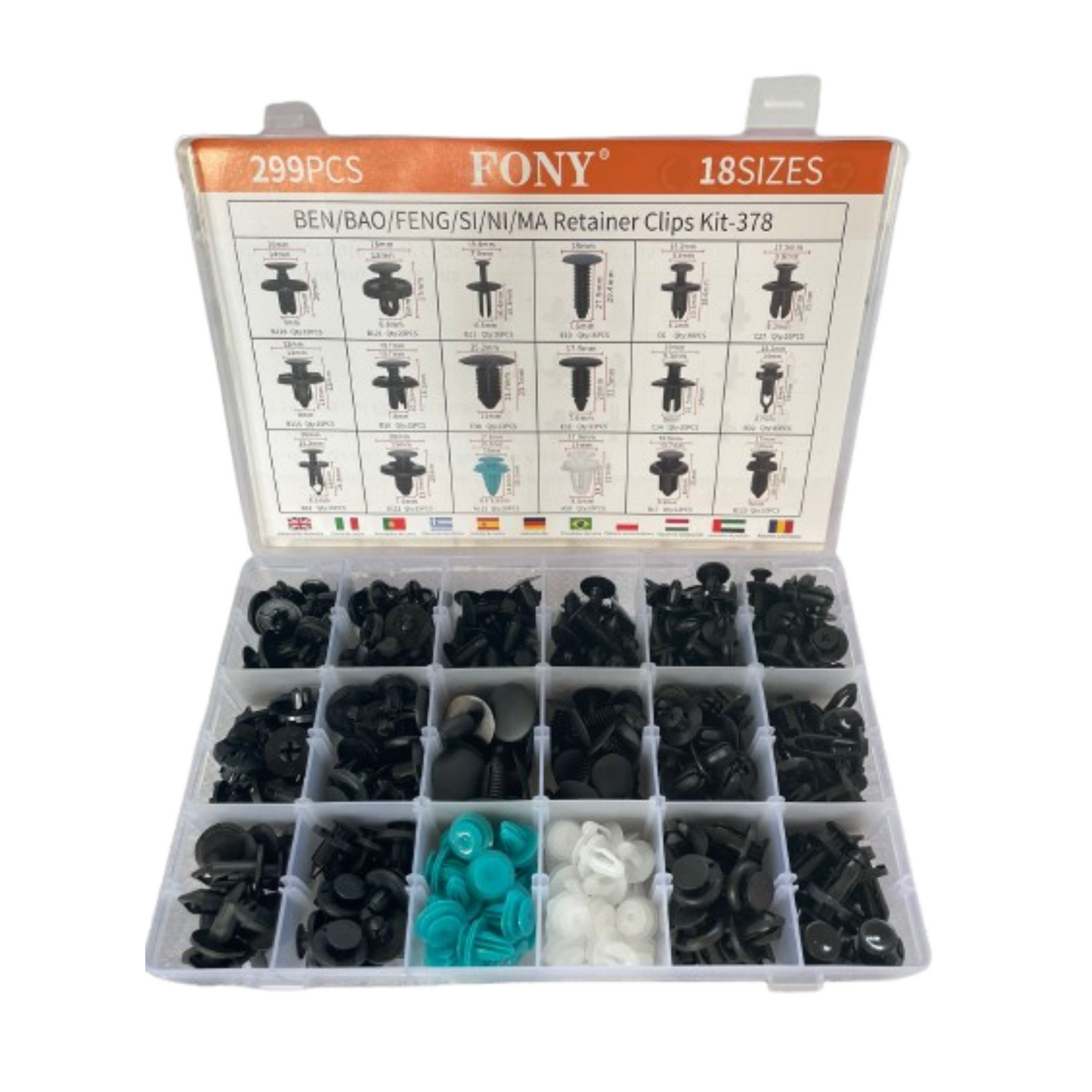 Set Plastičnih Žabica 299 kom