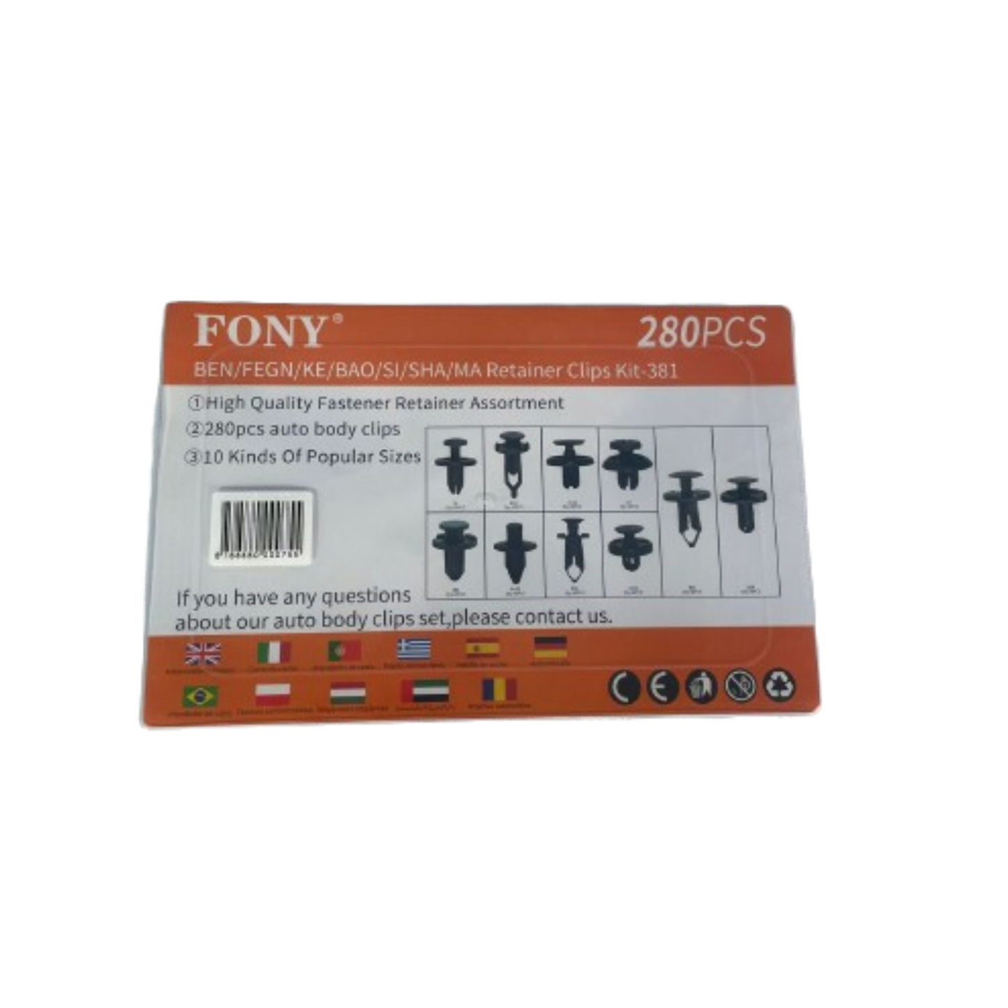 Set Plastičnih Žabica 280 kom