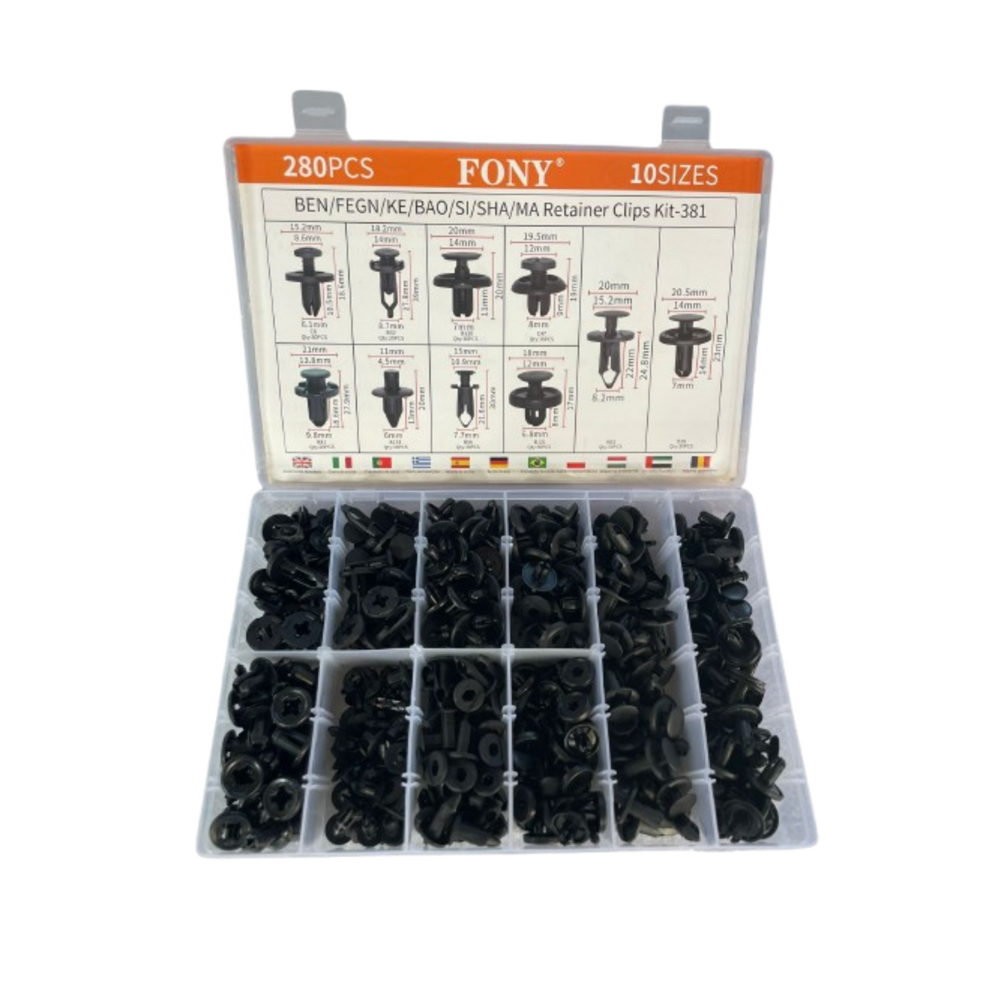 Set Plastičnih Žabica 280 kom