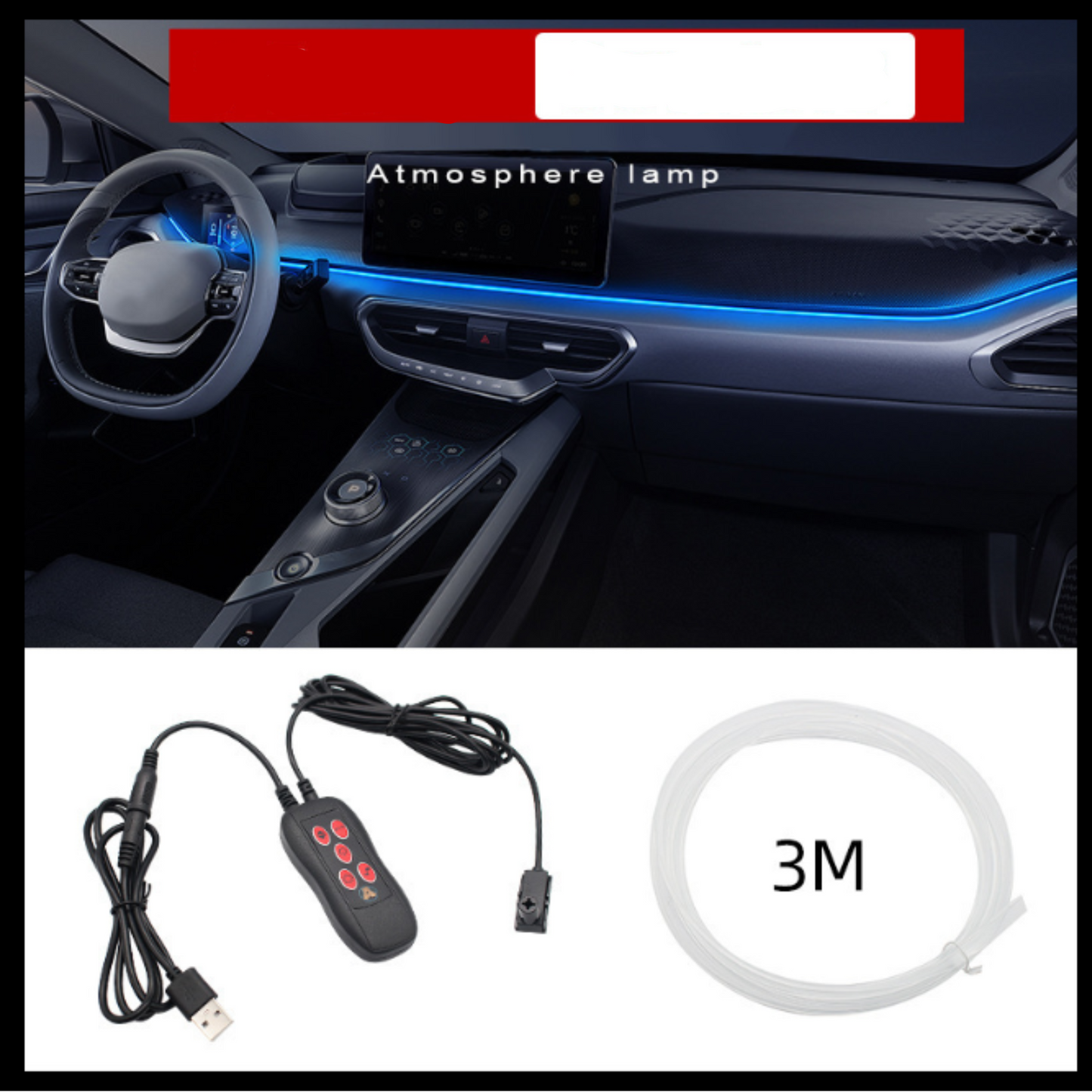 LED Trake za Ambijentalno Osvetljenje u Autu
