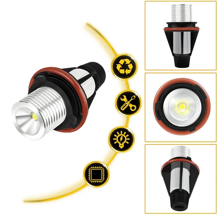 LED Angel Eyes markeri – E60 pre‑LCI – detalj 4