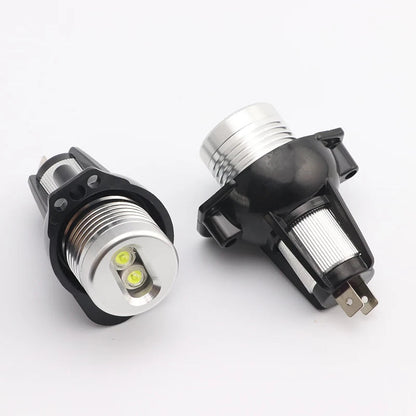 LED Angel Eyes markeri BMW E90/E91 pre-LCI – pogled 2